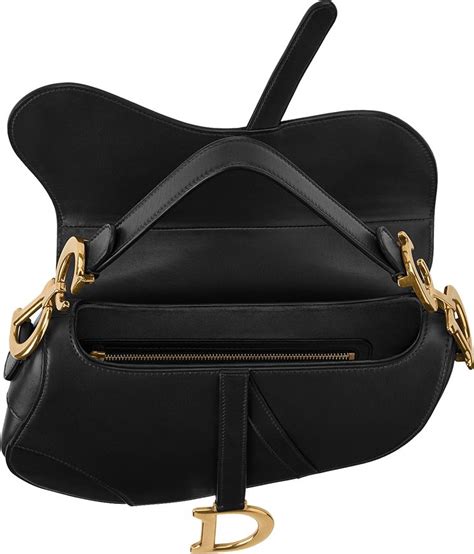 dior black saddle pouch|Dior saddle bag price increase.